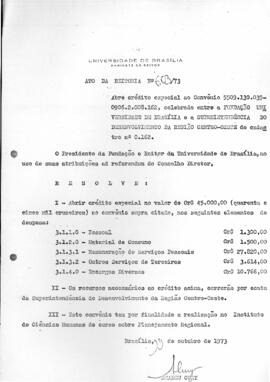 Ato da Reitoria nº 0603/1973