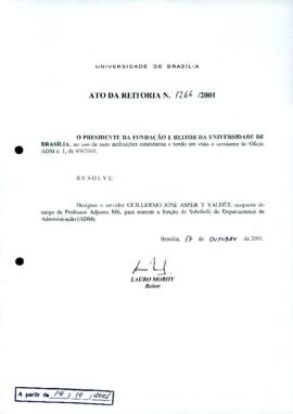 Ato da Reitoria nº 1266/2001