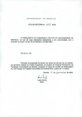 Ato da Reitoria nº 0165/2003