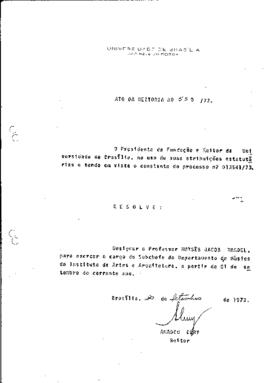 Ato da Reitoria nº 0559/1973