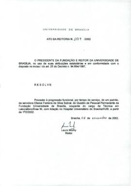 Ato da Reitoria nº 1719/2002