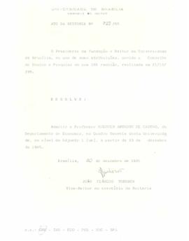 Ato da Reitoria nº 0723/1985