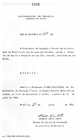 Ato da Reitoria nº 0265/1983