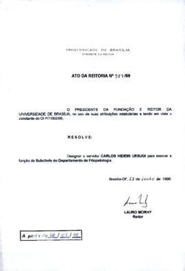 Ato da Reitoria nº 0987/1998