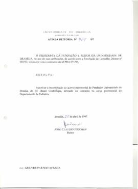 Ato da Reitoria nº 0964/1997