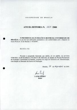 Ato da Reitoria nº 1205/2000