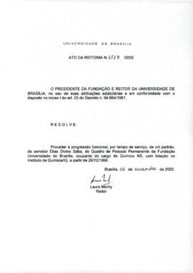 Ato da Reitoria nº 1718/2002