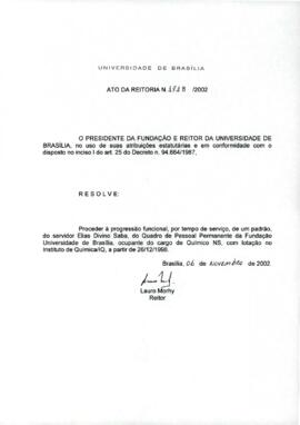 Ato da Reitoria nº 1718/2002