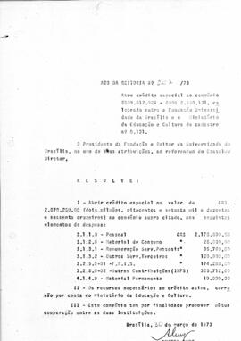 Ato da Reitoria nº 0207/1973