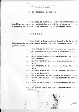 Ato da Reitoria nº 0811/1976