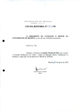 Ato da Reitoria nº 1515/1995