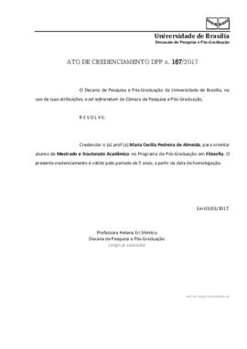 Ato de Credenciamento DPP N° 0167/2017