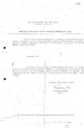 Resolução do Conselho de Ensino, Pesquisa e Extensão nº 0011/1988