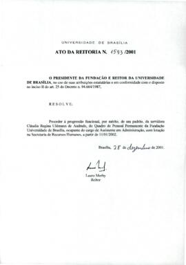 Ato da Reitoria nº 1593/2001