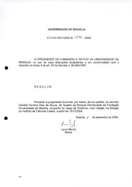 Ato da Reitoria nº 1530/2004