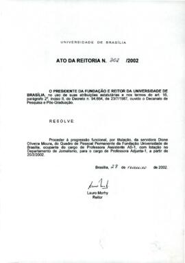 Ato da Reitoria nº 0302/2002