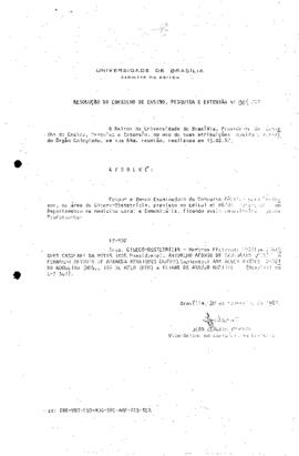Resolução do Conselho de Ensino, Pesquisa e Extensão nº 0004/1987