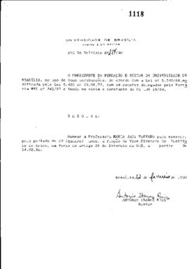 Ato da Reitoria nº 0114/1990