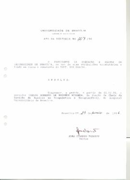Ato da Reitoria nº 0207/1996