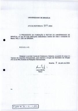 Ato da Reitoria nº 0904/2004