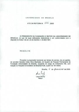 Ato da Reitoria nº 0166/2003