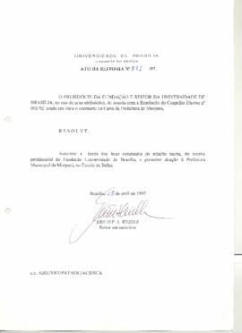 Ato da Reitoria nº 0871/1997