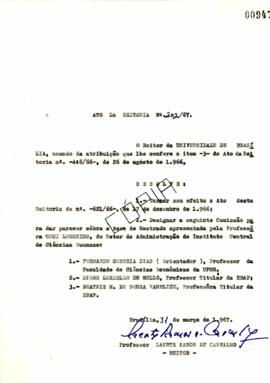 Ato da Reitoria nº 0202/1967