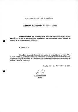 Ato da Reitoria nº 1126/2001