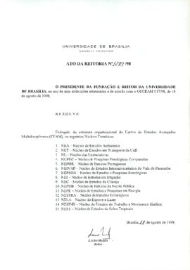 Ato da Reitoria nº 1283/1998