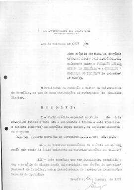 Ato da Reitoria nº 0087/1974