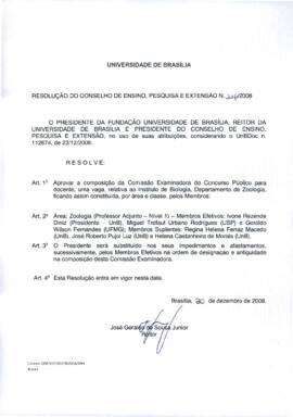 Resolução do Conselho de Ensino, Pesquisa e Extensão nº 0226/2008