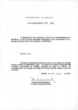 Ato da Reitoria nº 0978/2002