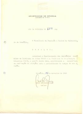 Ato da Reitoria 689/1969