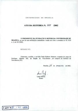 Ato da Reitoria nº 0064/2002