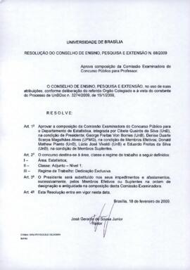 Resolução do Conselho de Ensino, Pesquisa e Extensão nº 0068/2009