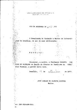 Ato da Reitoria nº 0230/1977