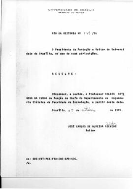 Ato da Reitoria nº 0779/1976