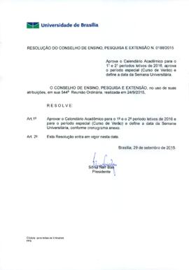 Resolução do Conselho de Ensino, Pesquisa e Extensão nº 0188/2015