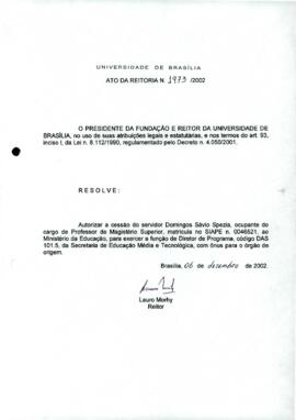 Ato da Reitoria nº 1973/2002