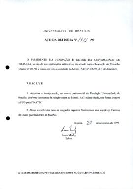 Ato da Reitoria nº 1311/1999
