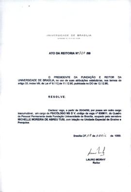 Ato da Reitoria nº 0329/1999