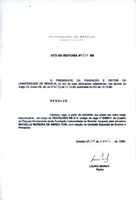 Ato da Reitoria nº 0329/1999