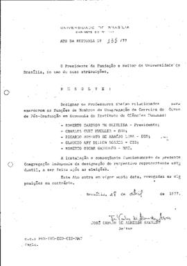 Ato da Reitoria nº 0135/1977