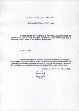 Ato da Reitoria nº 0210/2003