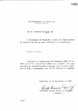 Ato da Reitoria nº 0148/1967