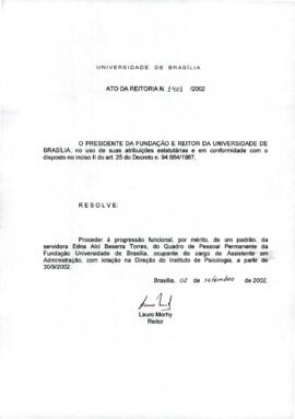 Ato da Reitoria nº 1401/2002