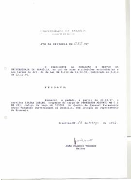Ato da Reitoria nº 0635/1997