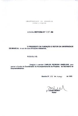 Ato da Reitoria nº 0430/1998