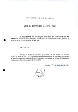 Ato da Reitoria nº 1473/2001