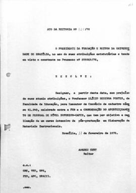 Ato da Reitoria nº 0120/1976